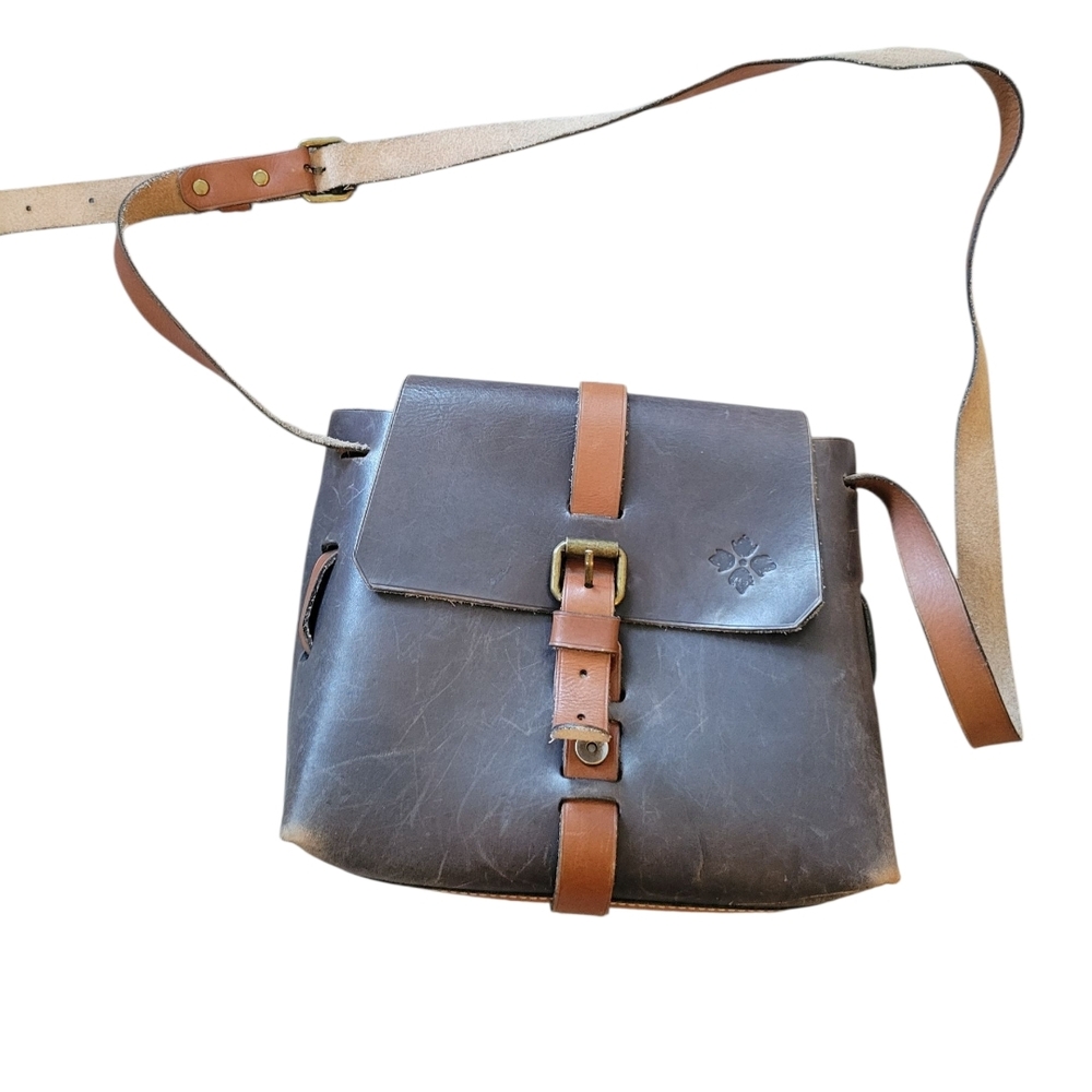 Brown Leather Crossbody Bag